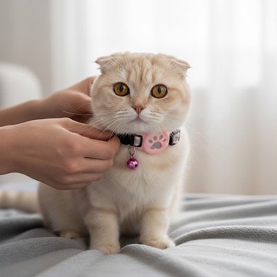 Collier GPS Chat 