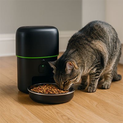 Distributeur automatique croquettes Chat