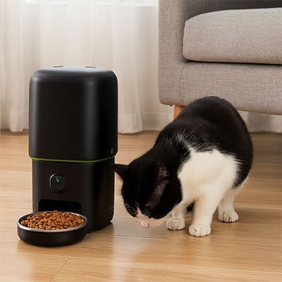 Distributeur automatique croquettes Chat