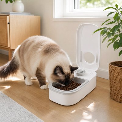 Distributeur automatique croquettes Chat