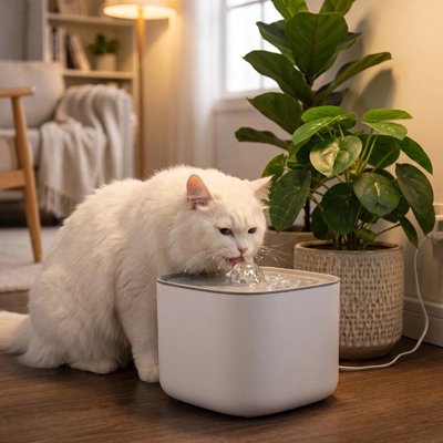 Fontaine a eau Chat