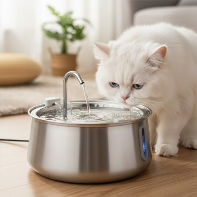 Fontaine a eau chat